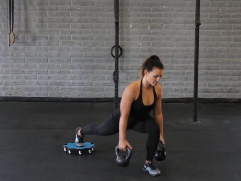 REVERSE LUNGE 2 KETTLEBELL VIDEO THUMBNAIL